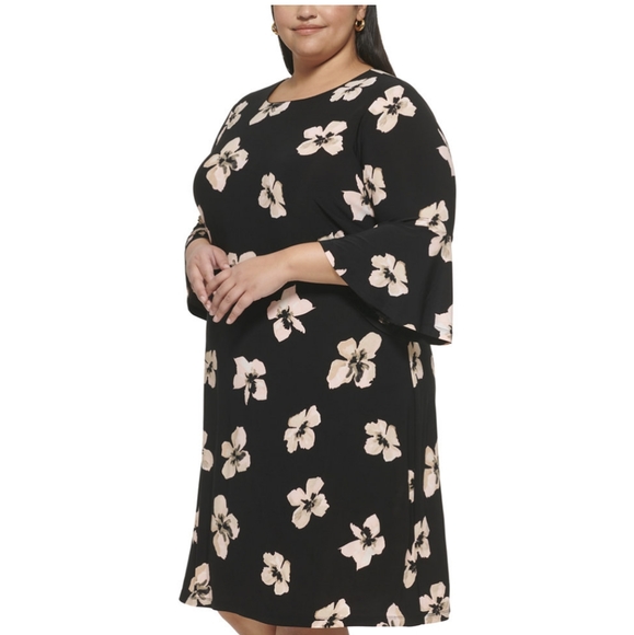 Tommy Hilfiger Plus Size Floral Dress with Bell sleeves - 18W - Picture 5 of 7